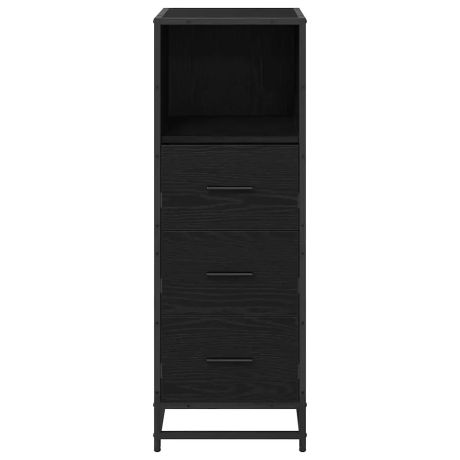 Ensemble de mobilier de salle de bain avec tiroir Chêne noir - 6