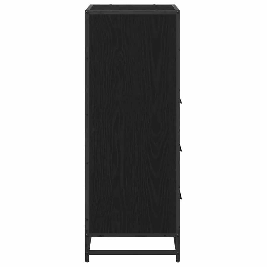Ensemble de mobilier de salle de bain avec tiroir Chêne noir - 7