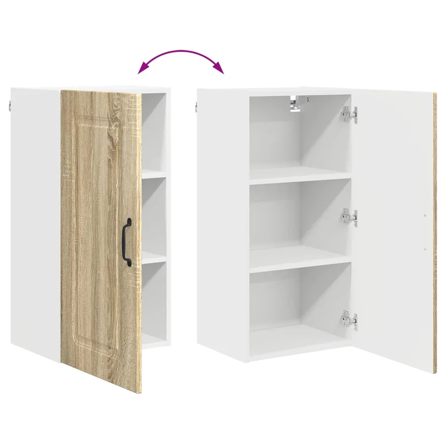 Panneau de lave-vaisselle Kalmar Chêne Sonoma 40 x 31 x 80 cm - 11
