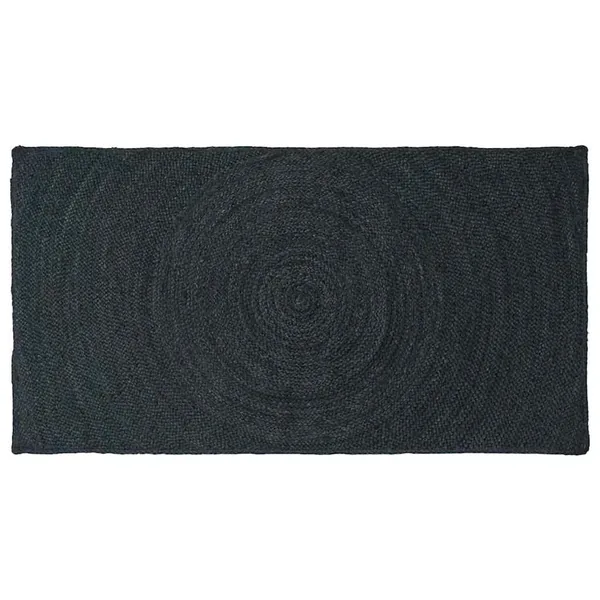 Tapis de surface Gris foncé 80 x 150 cm Jute