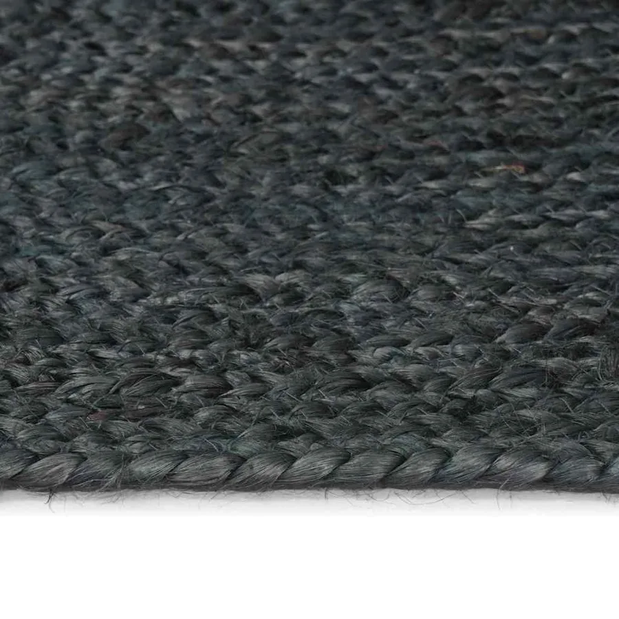 Tapis de surface Gris foncé 80 x 150 cm Jute - 4