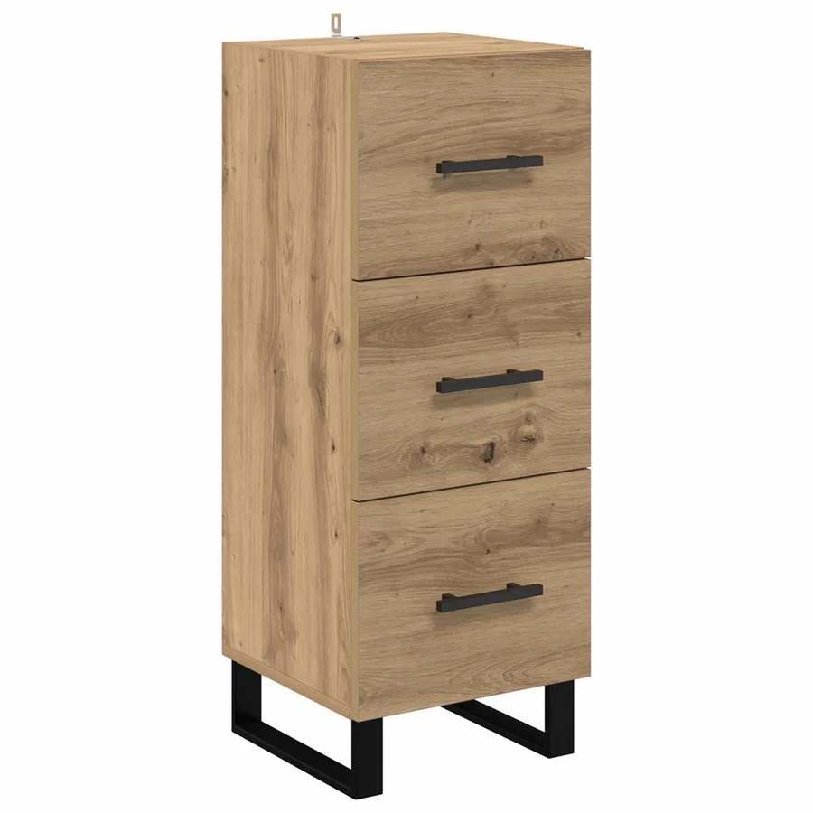 Buffet Chêne artisanal 34,5 x 34 x 90 cm - 2