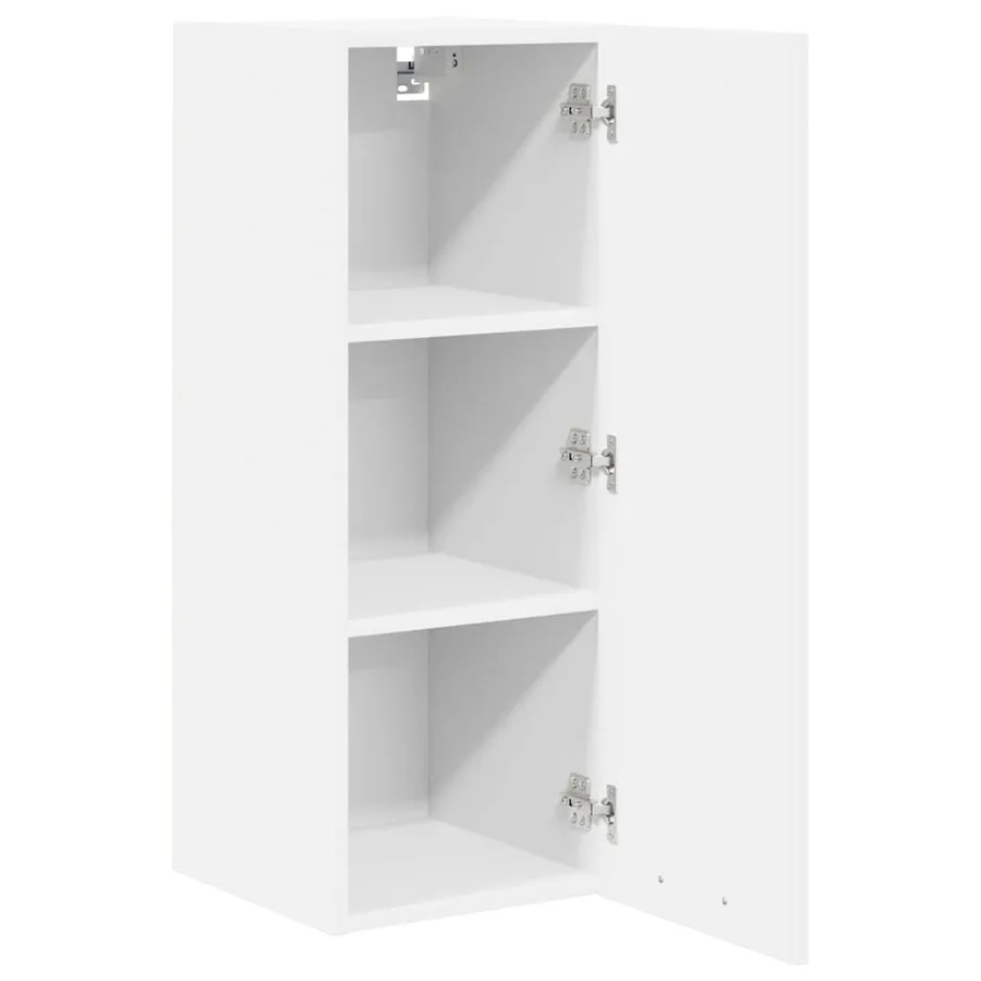 Armoire suspendue 2 pcs Blanc 30 x 31 x 80 cm Bois d'ingénierie - 5