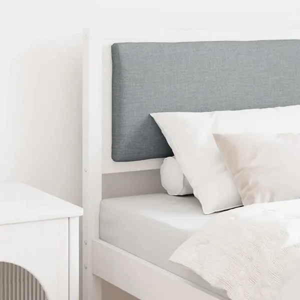 Tête de lit Autre Blanc 75 cm Bois massif en pin