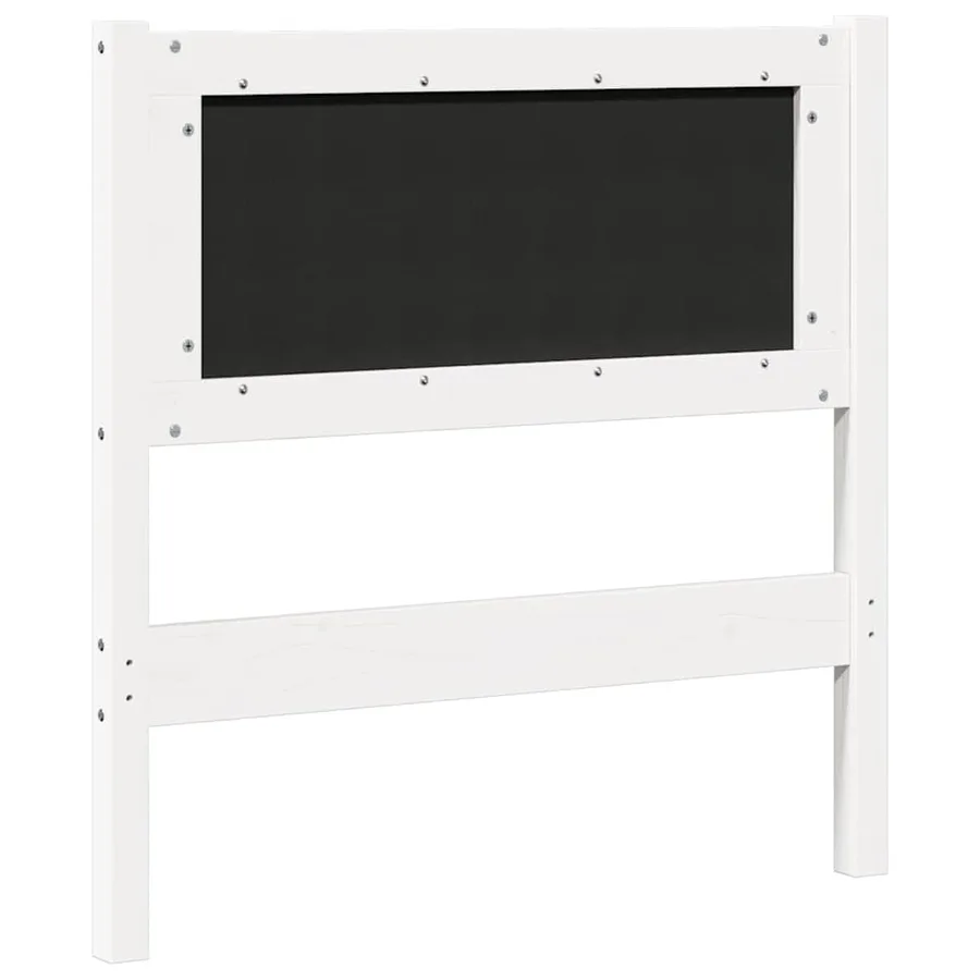 Tête de lit Autre Blanc 75 cm Bois massif en pin - 6