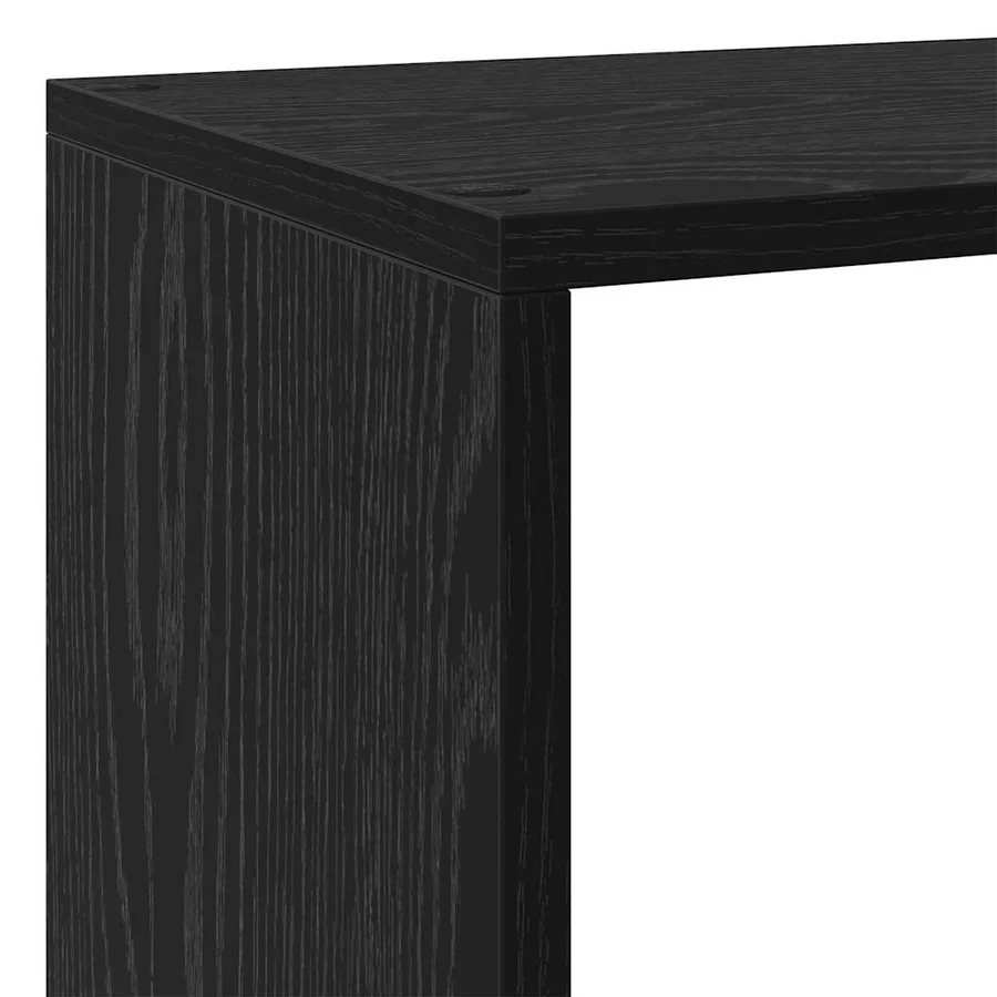Cloison Bibliothèque Chêne noir 137,5 x 29 x 103,5 cm - 7
