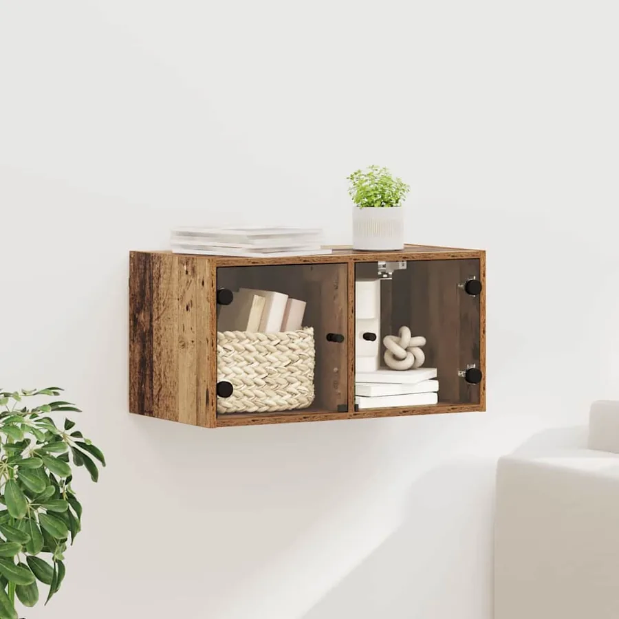 Meuble mural Bois Ancien 68 x 37 x 35 cm Bois d'ingénierie