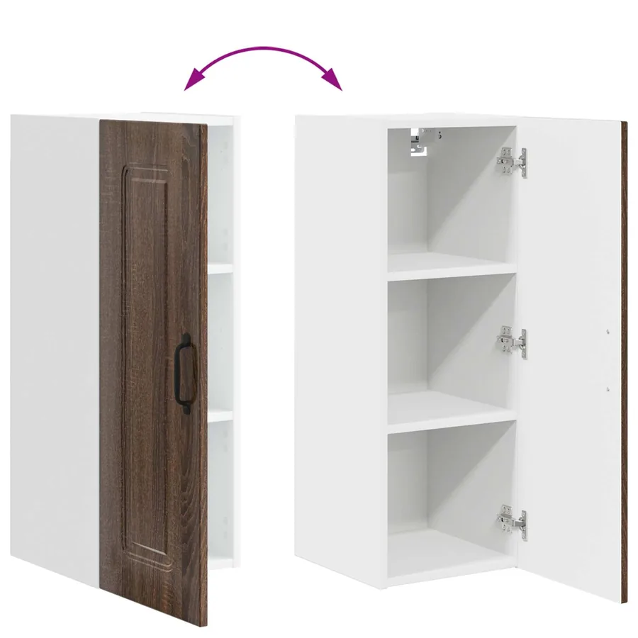 Panneau de lave-vaisselle Kalmar 2 pcs Chêne brun - 12
