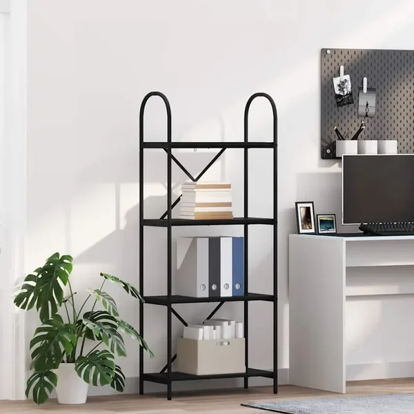 Étagère Chêne noir 60 x 30 x 146 cm Bois d'ingénierie