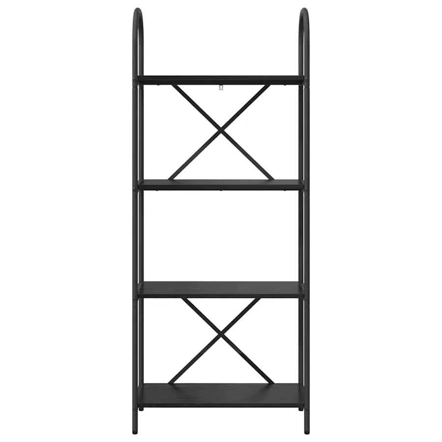 Étagère Chêne noir 60 x 30 x 146 cm Bois d'ingénierie - 5