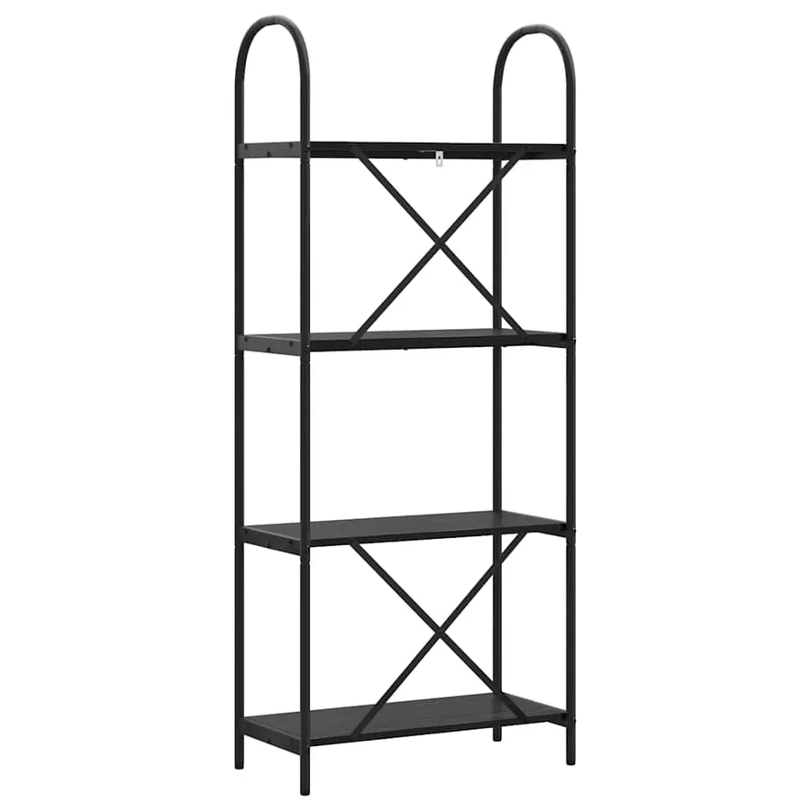 Étagère Chêne noir 60 x 30 x 146 cm Bois d'ingénierie - 7