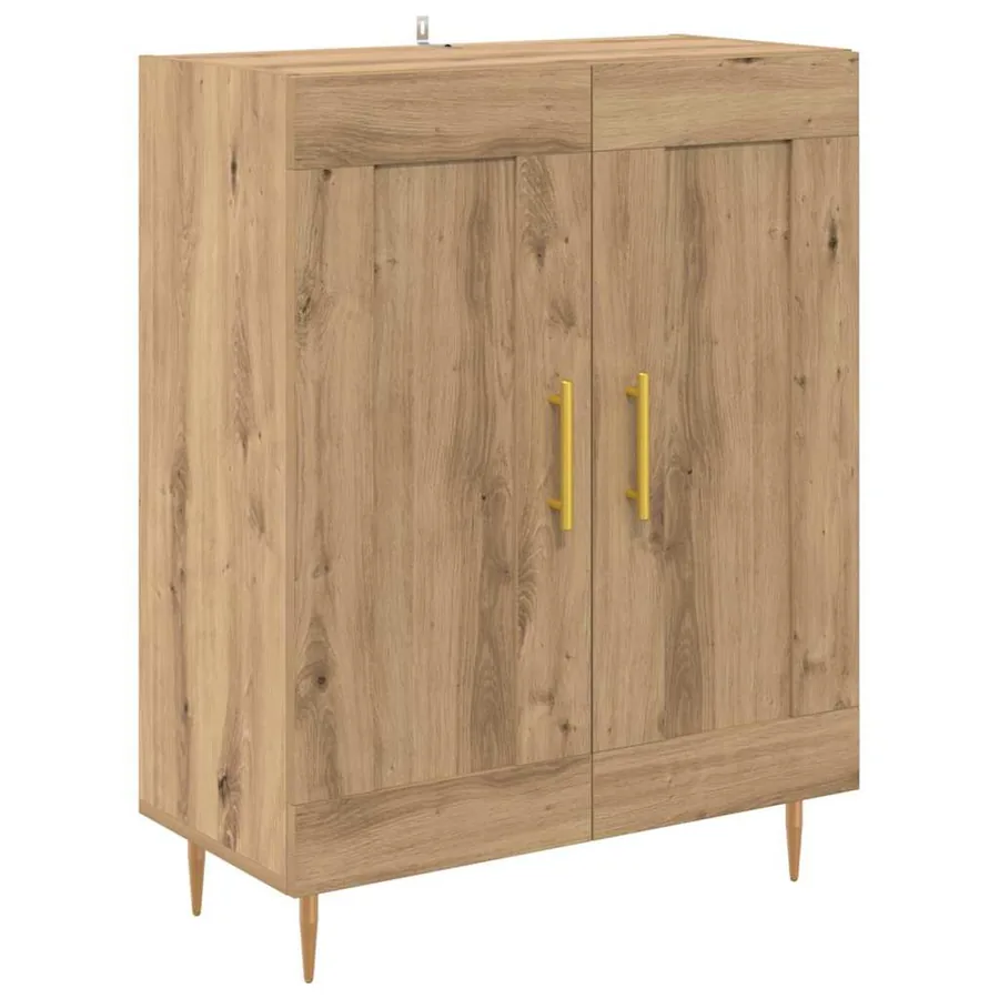 Haut Armoire 2 pcs Chêne artisanal 69,5 x 34 x 180 cm - 6