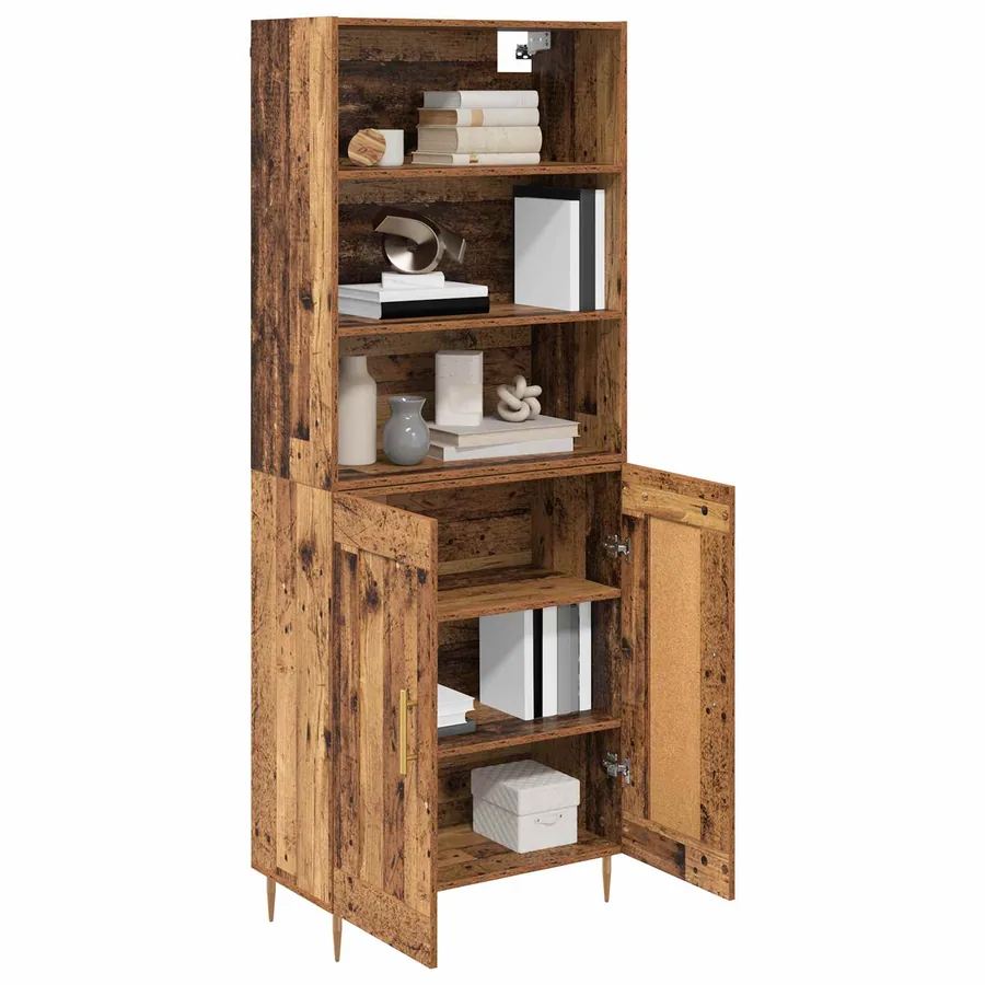 Haut Armoire Bois ancien 69,5 x 34 x 180 cm Bois d'ingénierie - 3
