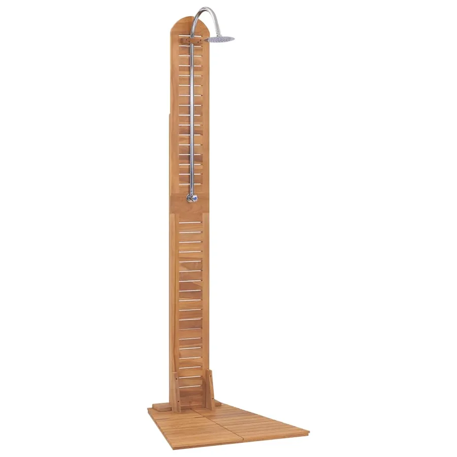 Douche de jardin teck massif 70x75x204 cm - 2