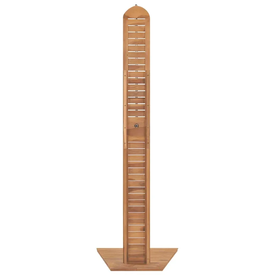 Douche de jardin teck massif 70x75x204 cm - 5