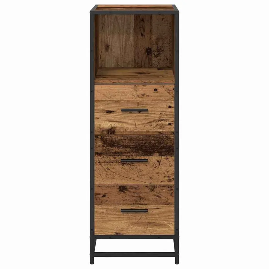 Ensemble de mobilier de salle de bain avec tiroir Bois Ancien - 6