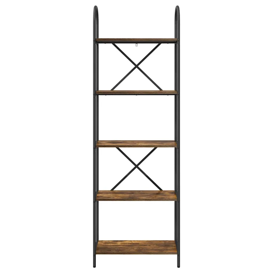 Étagère Chêne fumé 60 x 30 x 183 cm Bois d'ingénierie - 5