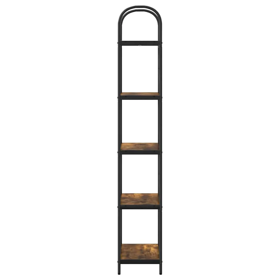 Étagère Chêne fumé 60 x 30 x 183 cm Bois d'ingénierie - 6