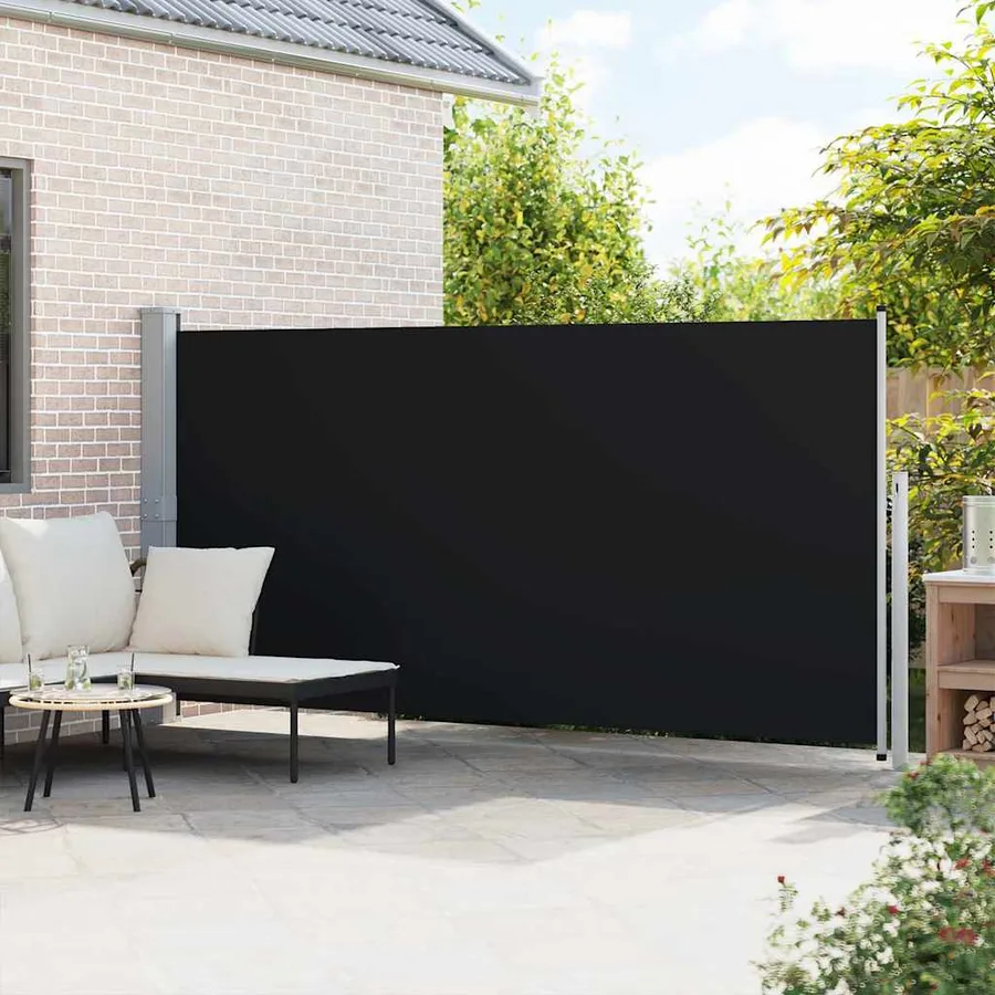 Auvent latéral rétractable 160 x 500 cm Noir - 3