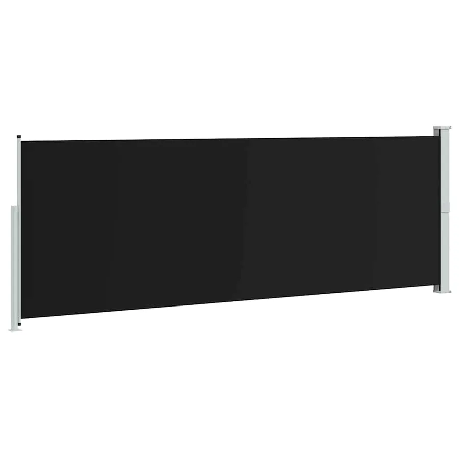 Auvent latéral rétractable 160 x 500 cm Noir - 6