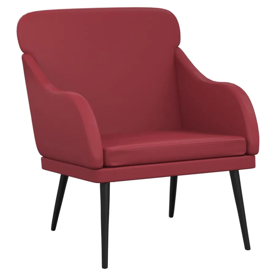Fauteuil Bordeaux 63x76x80 cm Similicuir - 2
