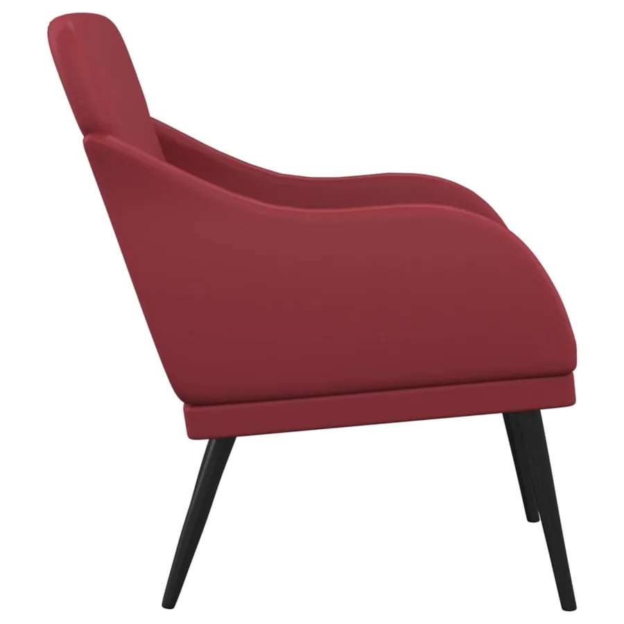Fauteuil Bordeaux 63x76x80 cm Similicuir - 4
