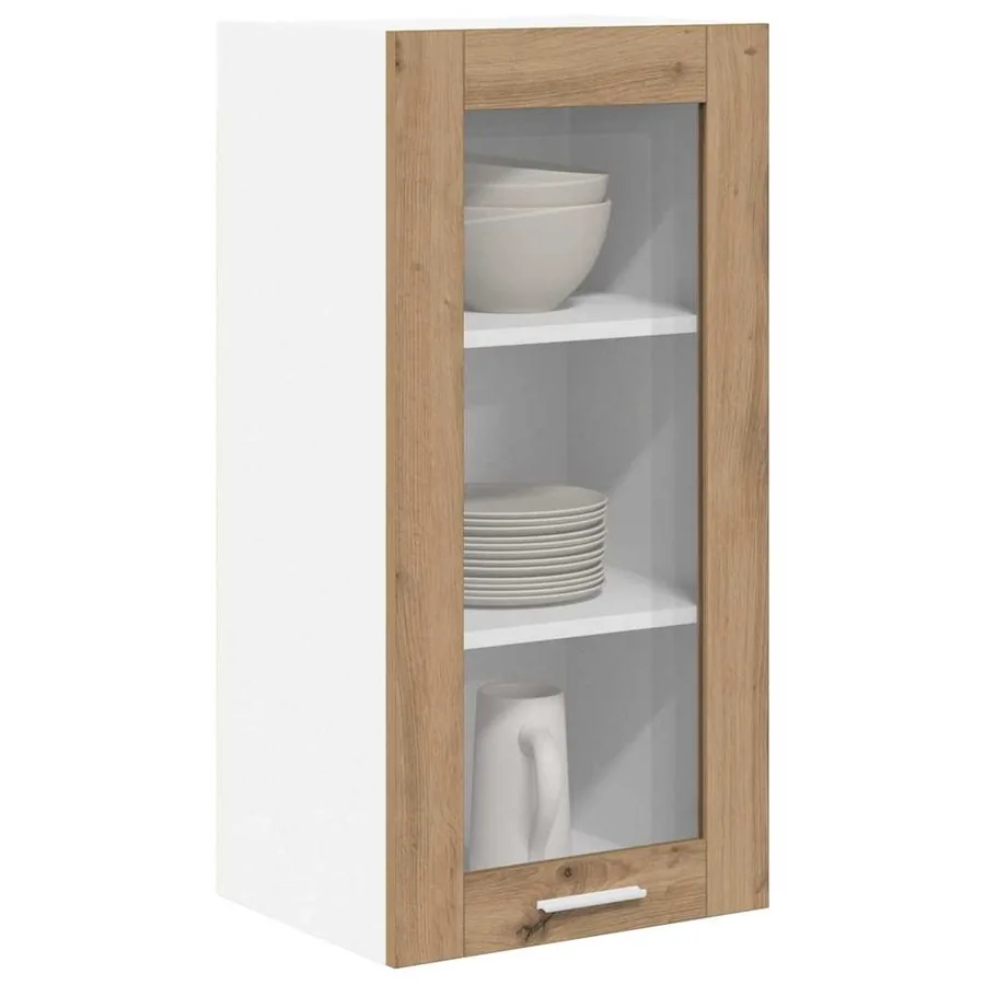 Armoire suspendue avec stockage Chêne artisanal 40 x 31 x 80 cm - 3