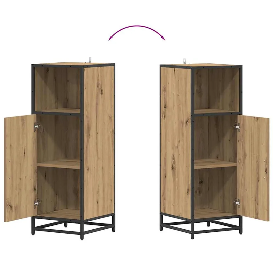 Ensemble de mobilier de salle de bain 3 pc Chêne artisanal - 16