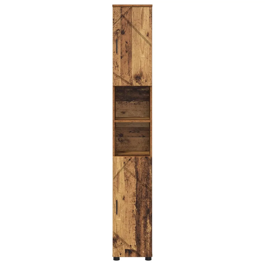 Cabinet de salle de bain Bois Ancien 30 x 35 x 192 cm - 6