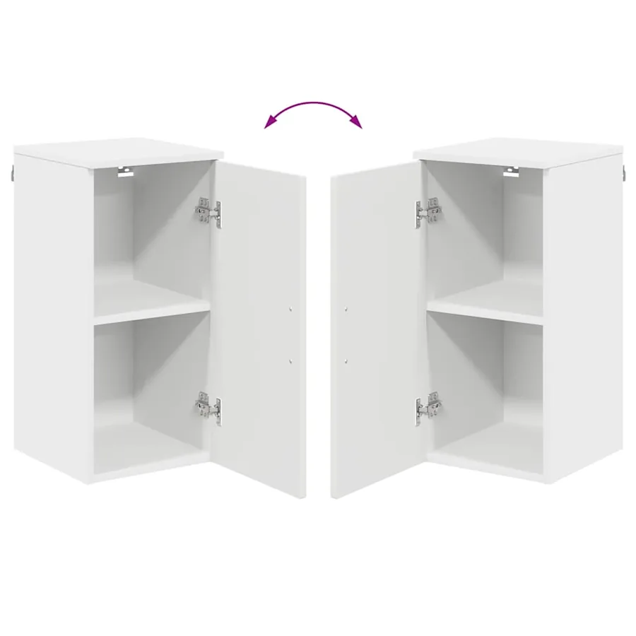 Ensemble de mobilier de salle de bain avec tiroir 5 pcs Blanc - 14