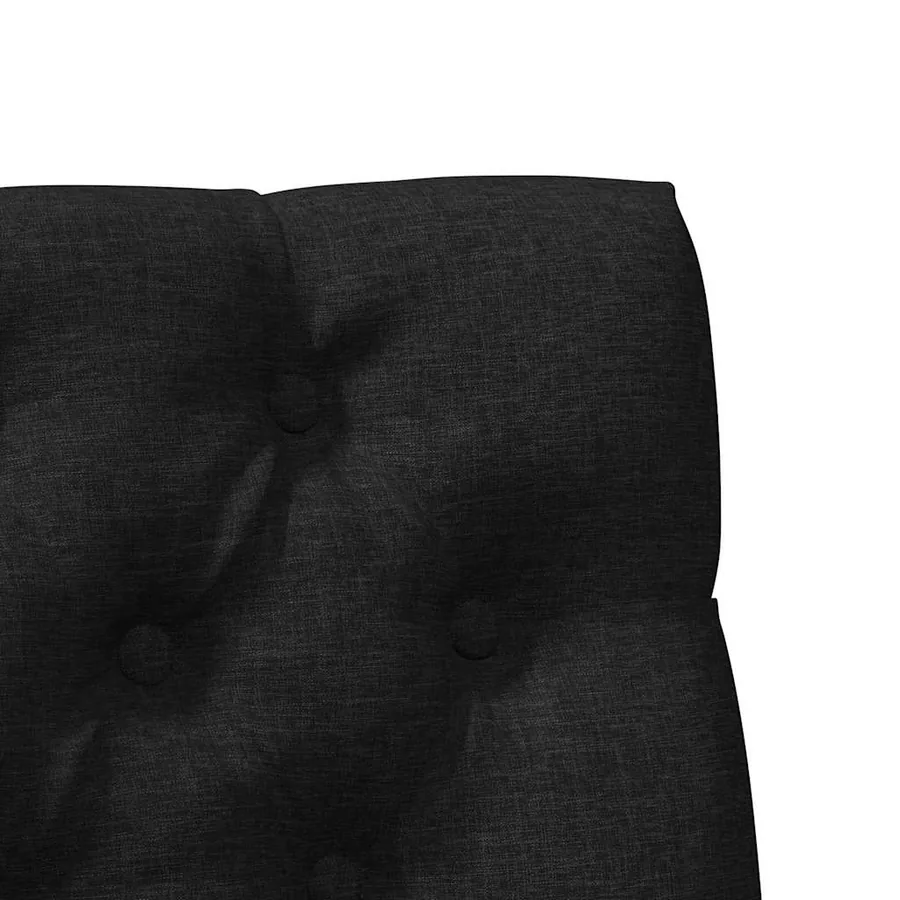 Tête de lit capitonnée Noir 100 cm Pin massif - 7