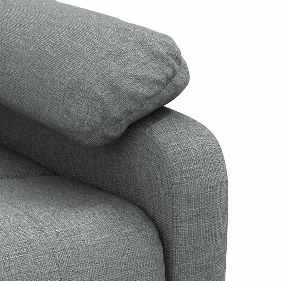 Fauteuil de massage Gris foncé Tissu - 9