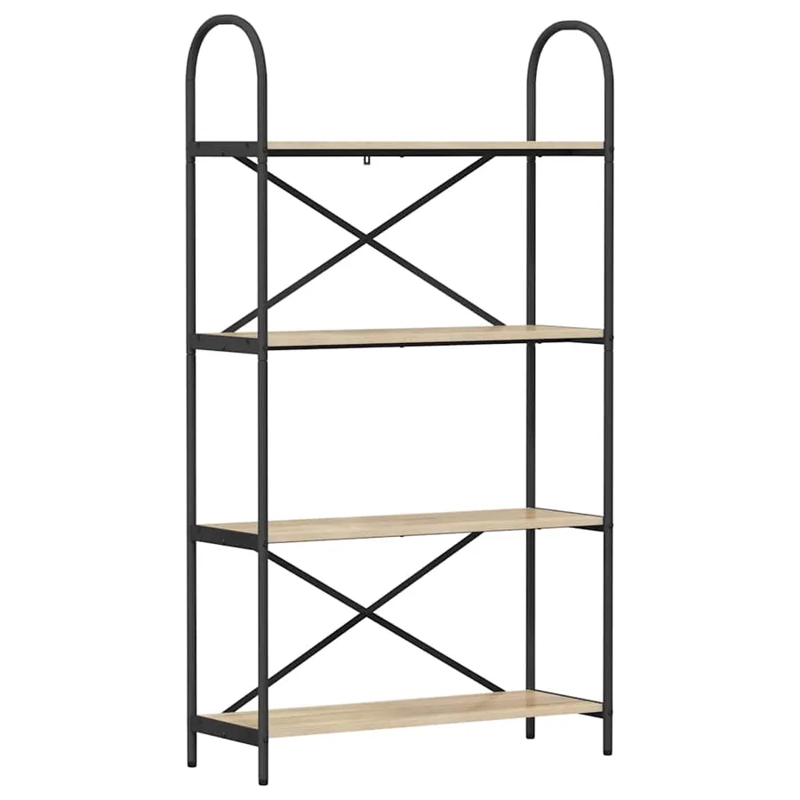 Étagère Chêne Sonoma 80 x 30 x 146 cm Bois d'ingénierie - 2
