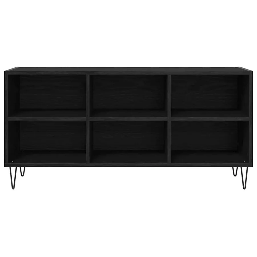 Meuble TV Chêne noir 103,5 x 30 x 50 cm Bois d'ingénierie - 5
