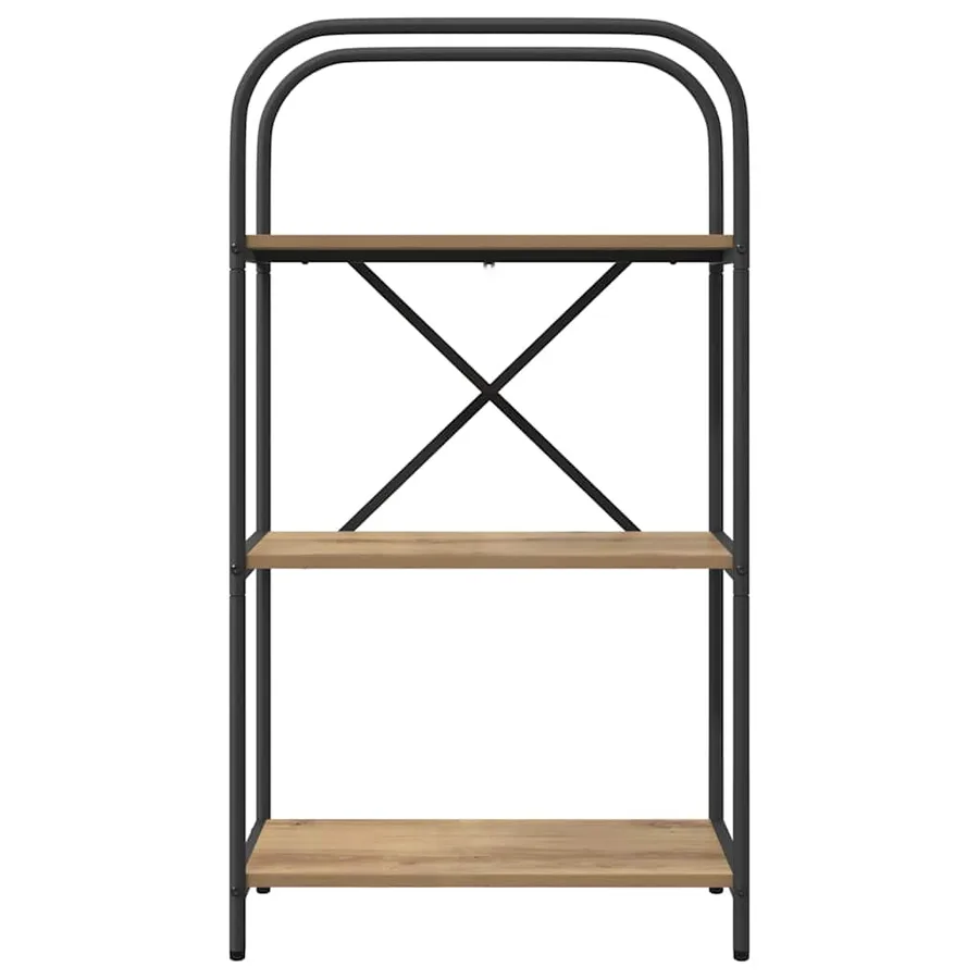 Étagère 3 niveaux 60 x 30 x 109 cm Bois d'ingénierie - 5
