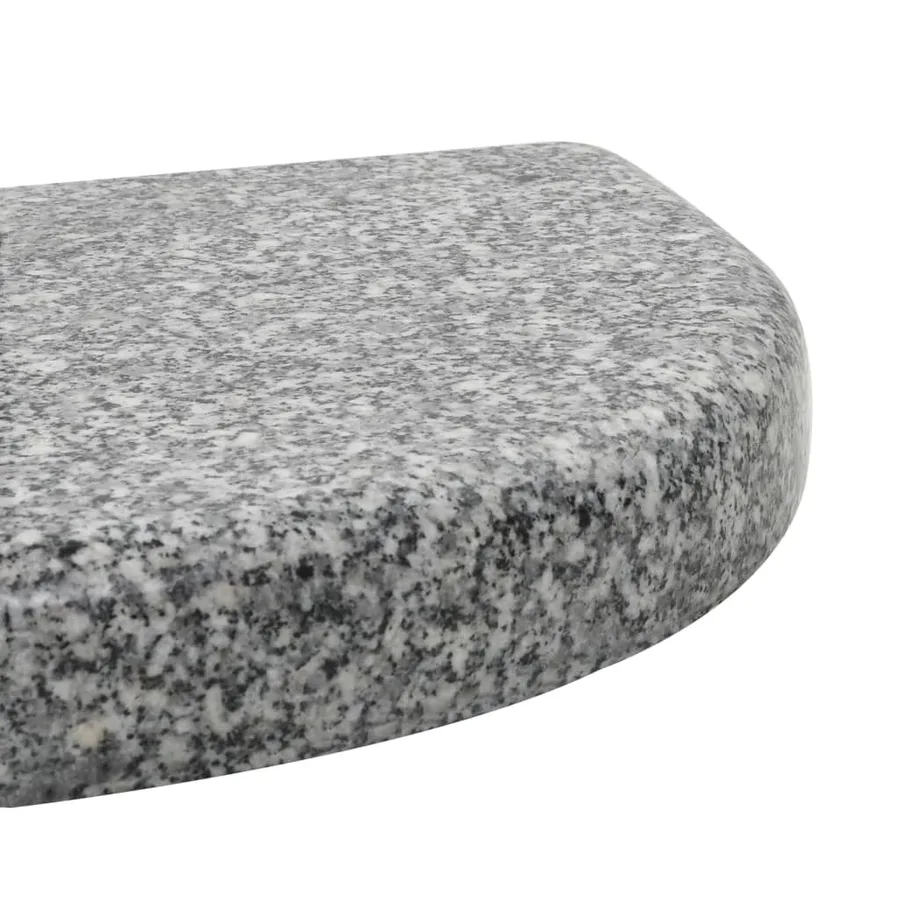 Socle de parasol Granite courbe 10 kg Gris - 5