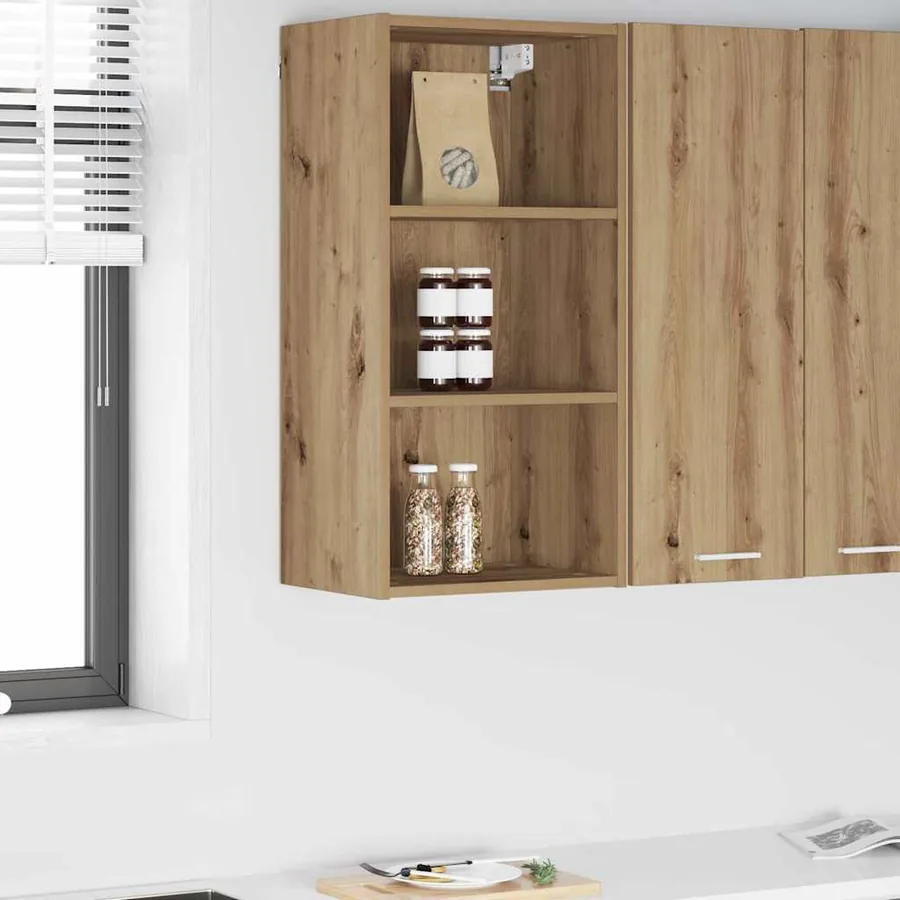 Armoire suspendue Chêne artisanal 40 x 29,5 x 80 cm