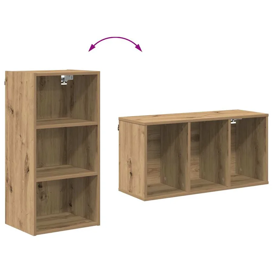 Armoire suspendue Chêne artisanal 40 x 29,5 x 80 cm - 8