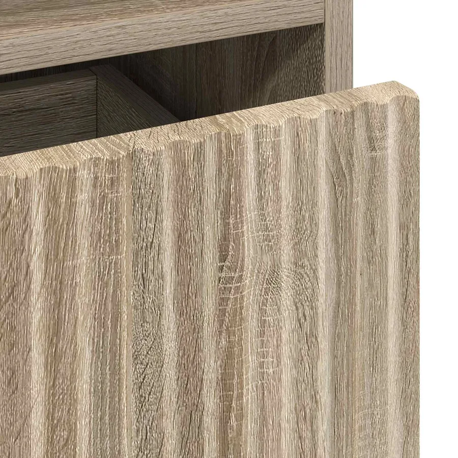 Cabinet de chevet avec tiroir Chêne sonoma 49 x 36 x 61 cm - 11