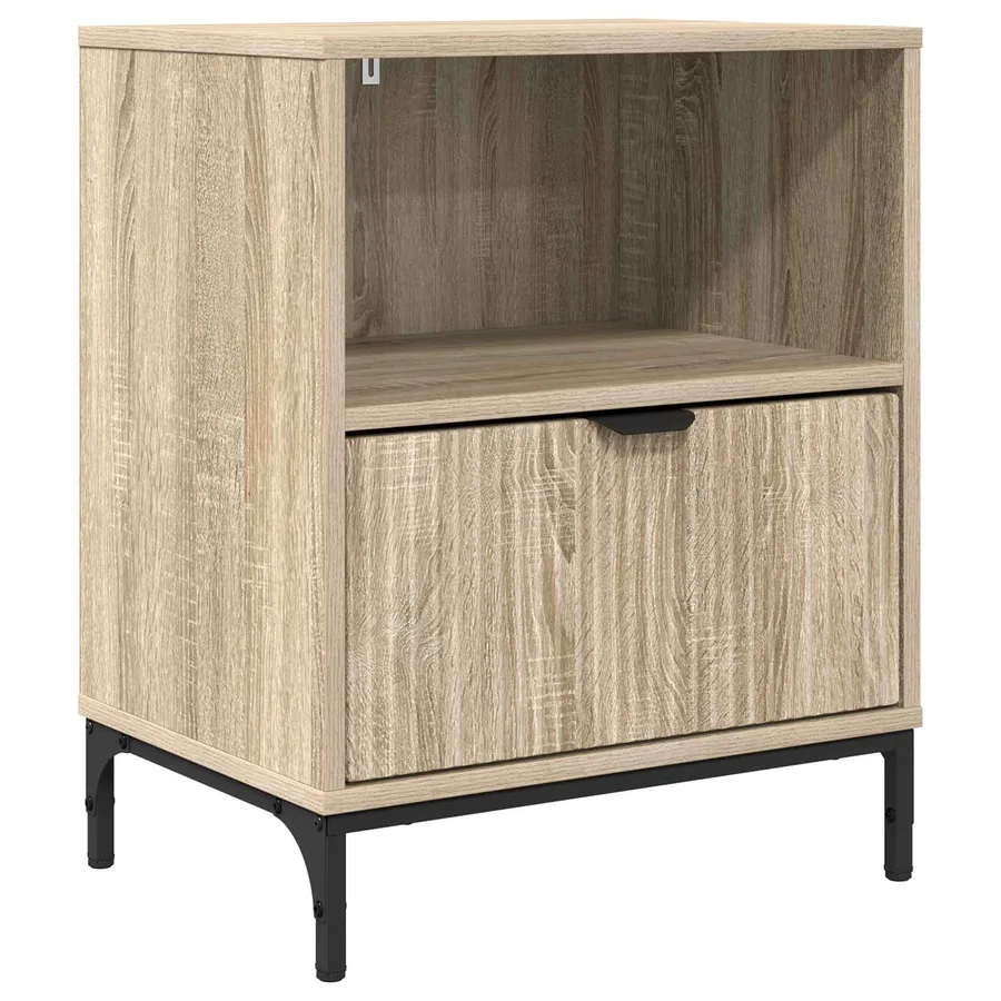 Cabinet de chevet avec tiroir Chêne sonoma 49 x 36 x 61 cm - 2