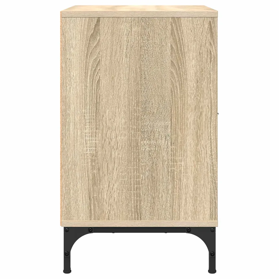 Cabinet de chevet avec tiroir Chêne sonoma 49 x 36 x 61 cm - 7