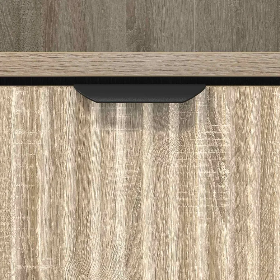 Cabinet de chevet avec tiroir Chêne sonoma 49 x 36 x 61 cm - 9