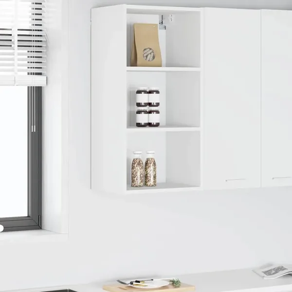 Armoire suspendue Blanc 40 x 29,5 x 80 cm Bois d'ingénierie