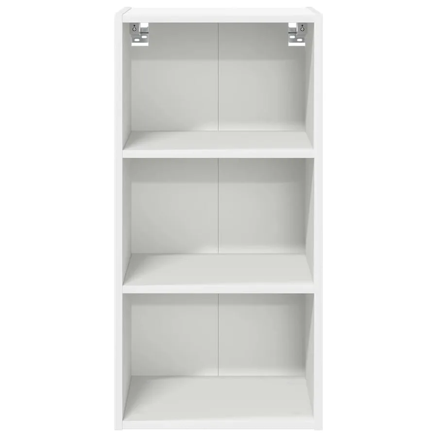 Armoire suspendue Blanc 40 x 29,5 x 80 cm Bois d'ingénierie - 5