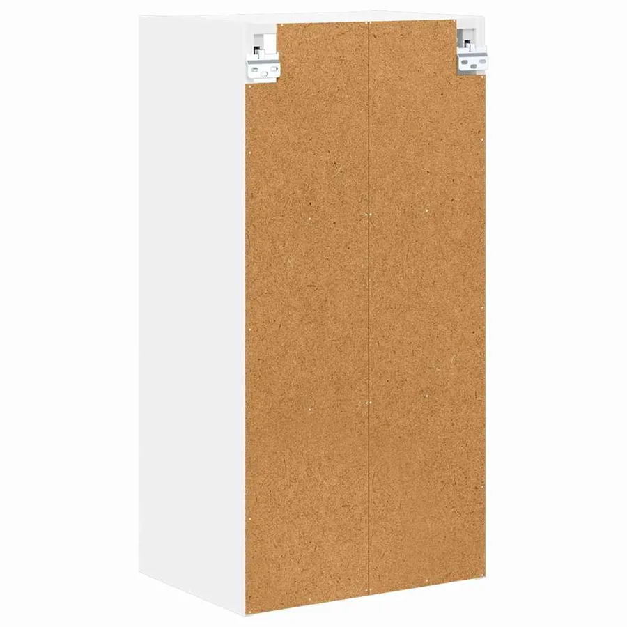Armoire suspendue Blanc 40 x 29,5 x 80 cm Bois d'ingénierie - 7