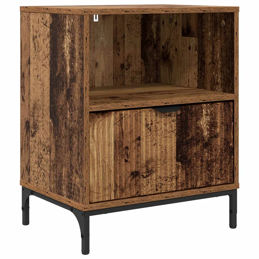 Cabinet de chevet Bois ancien 49 x 36 x 61 cm Bois d'ingénierie - 2
