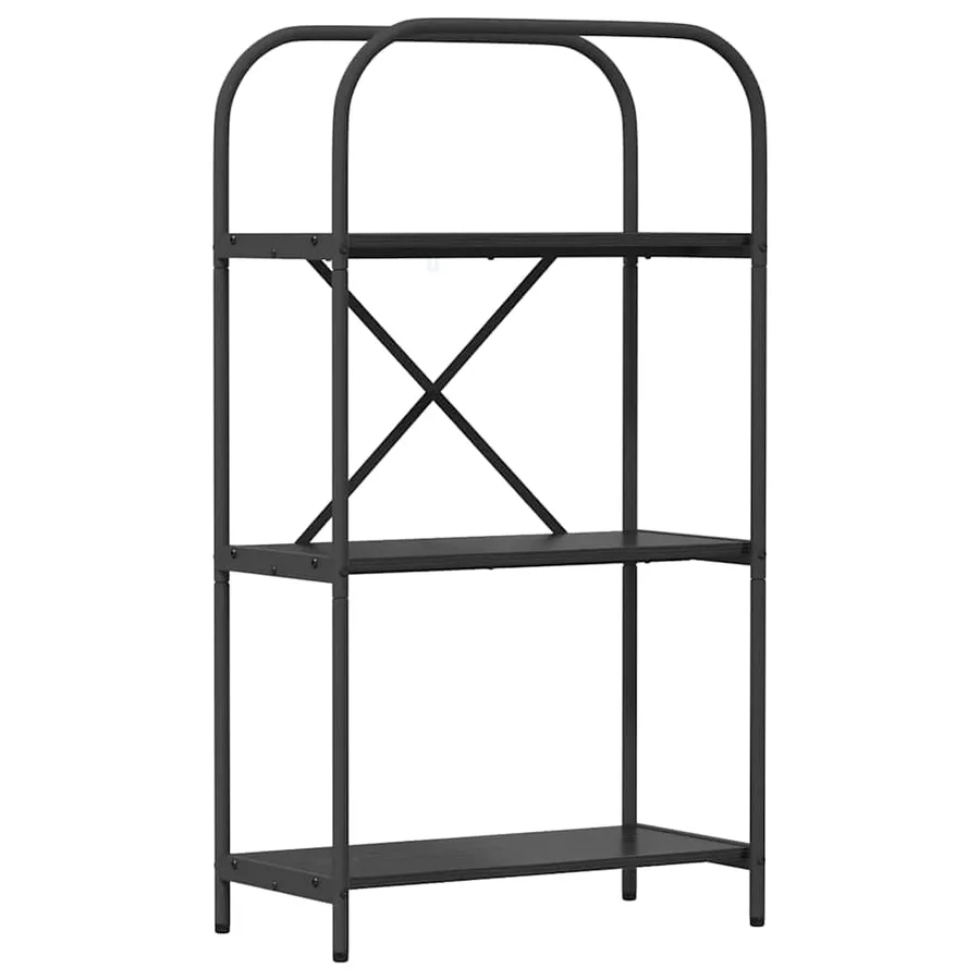 Étagère Chêne noir 60 x 30 x 109 cm Bois d'ingénierie - 2