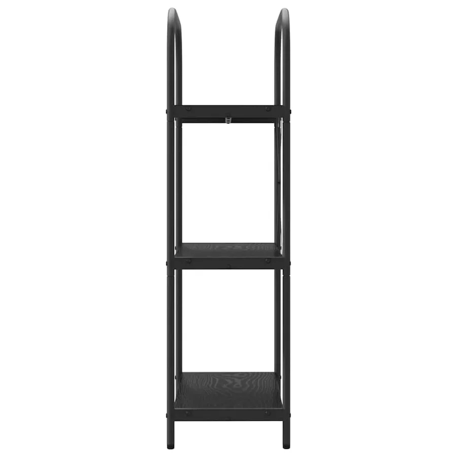 Étagère Chêne noir 60 x 30 x 109 cm Bois d'ingénierie - 6
