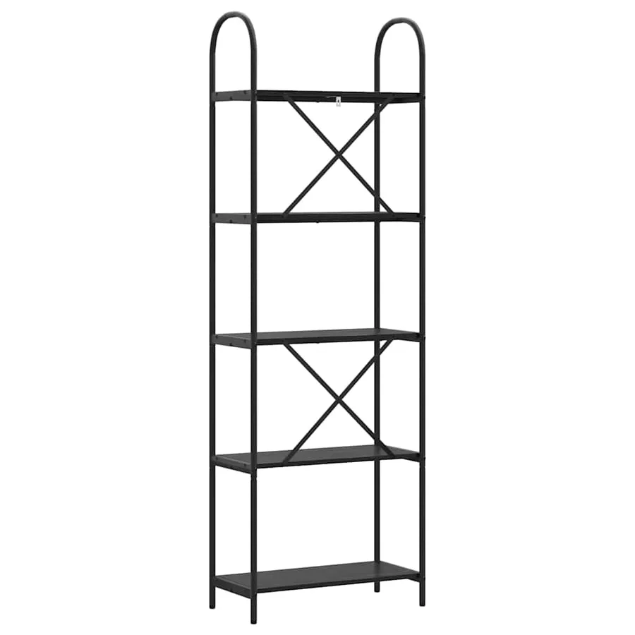 Étagère Chêne noir 60 x 30 x 183 cm Bois d'ingénierie - 7