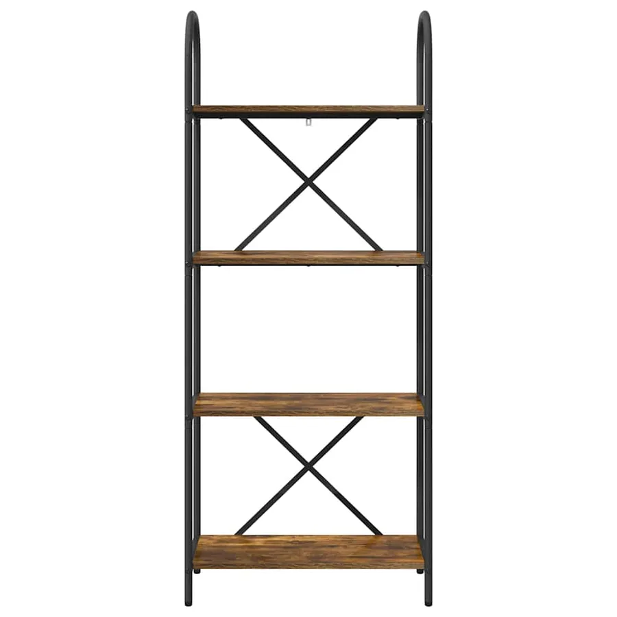 Étagère Chêne fumé 60 x 30 x 146 cm Bois d'ingénierie - 5